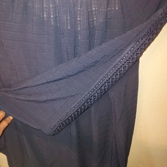 🚜 AGB Boho Blouse NWT Size L - Picture 5 of 6